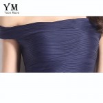 YuooMuoo Sexy Club Dress Women 2016 Blue Wrap Party Dress Summer Sheath Women Mini Bandage Bodycon Dress Clubwear Women Clothing