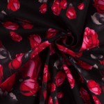 ZAFUL 2017New 3/4 Cuff Sleeves Women Rose Flower Print Vintage Dress Party Prom Swing Rockabilly Retro Casual Feminino Vestidos