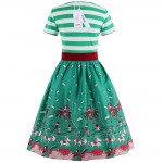 ZAFUL S - 4XL Women Dress Retro Vintage 1950s 60s Rockabilly Floral Swing Summer Dressesn with Belt Work Dress Female Vestidos