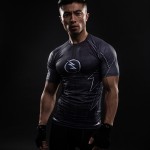 ZOOM 3D Printed T-shirts Men Compression Shirt Raglan Short Sleeve Flash Cosplay Costume Quick Dry Crossfit Clothing Tops Male