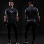 ZOOM 3D Printed T-shirts Men Compression Shirt Raglan Short Sleeve Flash Cosplay Costume Quick Dry Crossfit Clothing Tops Male