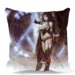 bedroom/chair/car/sofa seat 16" 18" 20" 9 style Blue dress sexy girl lit the fire in hand Square Cushion cover Cotton polyester