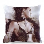 bedroom/chair/car/sofa seat 16" 18" 20" 9 style Blue dress sexy girl lit the fire in hand Square Cushion cover Cotton polyester