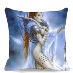 bedroom/chair/car/sofa seat 16" 18" 20" 9 style Blue dress sexy girl lit the fire in hand Square Cushion cover Cotton polyester