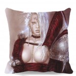 bedroom/chair/car/sofa seat 16" 18" 20" 9 style Blue dress sexy girl lit the fire in hand Square Cushion cover Cotton polyester