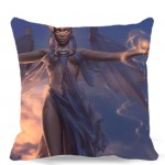 bedroom/chair/car/sofa seat 16" 18" 20" 9 style Blue dress sexy girl lit the fire in hand Square Cushion cover Cotton polyester