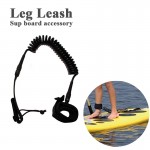 coiled sup board paddle surf board leg leash rope for sup surf board surfboard stand up paddle board rope surfing accessory