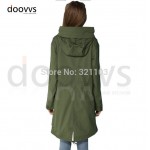 fashion slim army green jacket,short style and long style with cap clothing,spring beautiful jacket