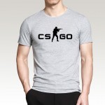 gift for gamer CS GO man t shirt 2016 summer style men short sleeve shirt 100% cotton high quality hip hop style top tees S-3XL