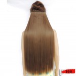 hair extension false synthetic japanese fiber super long clip in haar extensiones extensions girl secret de pelo straight 10#