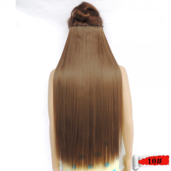 hair extension false synthetic japanese fiber super long clip in haar extensiones extensions girl secret de pelo straight 10#