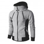 hoodies men 100% Cotton 2016 autumn Winter fashion men hoodies casual mens sweatshirt solid color warm men hoodies black gray