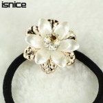 isnice 5pcs/lot Flower Women hair accessories 2016 Fashion barrettes Women Gum for Hair Ornaments