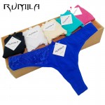 lady Lowest price New  multi-color Sexy cozy comfortable Lace Briefs  thongs women Underwear Lingerie for women 1pcs 87282