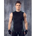 mens compression vest tight base layer skin gilet Fitness Excercise vest sleeveless shirts