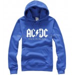 new 2017 free shipping printing capital letters autumn winter man men male ACDC rock band skateboard Pullover Hoodie sweatshirt