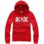 new 2017 free shipping printing capital letters autumn winter man men male ACDC rock band skateboard Pullover Hoodie sweatshirt