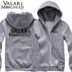 new 2017 free shipping trend Game of Thrones Valar Morghulis All Men Must Die man men male thickening sweatshirt Hoodie cardigan