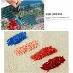 new full Diy diamond painting kit 3D cross stitch Square Diamond embroidery Autumn Scenic Brudge Diamond Mosaic Crafts ZX