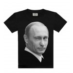 no russia 2016 fashion men`s t shirt 100% cotton well print president t shirt men asian size:S-XXXL leisure tee male P002