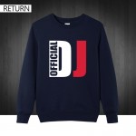 official DJ  Men Long Sleeve Man Hoodies Cotton O Neck The Cheap Pullover Euro Size Male Tops Mens Sweatshirts  Free Shipping