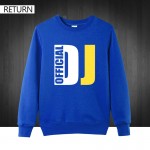 official DJ  Men Long Sleeve Man Hoodies Cotton O Neck The Cheap Pullover Euro Size Male Tops Mens Sweatshirts  Free Shipping