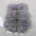 pink java QC8001  new arrival natural real fox fur vests jackets for winter women comes in 12 colors FREE SHIPPING