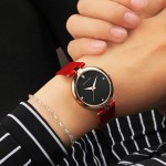 sanda Brand watch Women leather wristwatches women's dress watches casual quartz watch Luxury wristwatch 7 colors