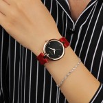 sanda Brand watch Women leather wristwatches women's dress watches casual quartz watch Luxury wristwatch 7 colors