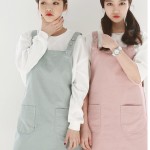 spring autumn New Hot Harajuku Kawaii College wind leisure wild candy-colored pocket strap dress women