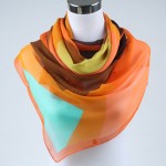 spring new 2017 fashion women silk scarf chiffon shawls geometric print thin long polyester scarves foulard women 004