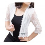 summer fashion female lace jacket casual short cardigan hollow out patchwork Shawl Sunscreen for women plus size free shipping