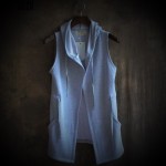 thin the spring and summer long leisure cultivate one's morality with hood sleeveless hoodie male cardigan fleece jacket