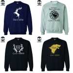 top quality cotton blend Game of Thrones crewneck men hoodies casual HEAR ME ROAR print men's sweatshirt C01