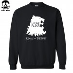 top quality cotton blend Game of Thrones crewneck men hoodies casual HEAR ME ROAR print men's sweatshirt C01