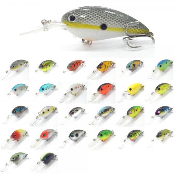 wLure Crankbait Hard Bait Deep Diver Jerkbait Slow Floating Wide Wobble 10cm 15g Fishing Lure C55