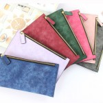 wholesale women wallet Fashion Nubuck pu Leather female Purse Super Thin Long Wallet Bags Purse Card Holder Bag zipper DL1938