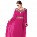 women Embroidery long sleeve muslim elegant formal dress moroccan Kaftan caftan Islamic Abaya muslim clothing floor length gown