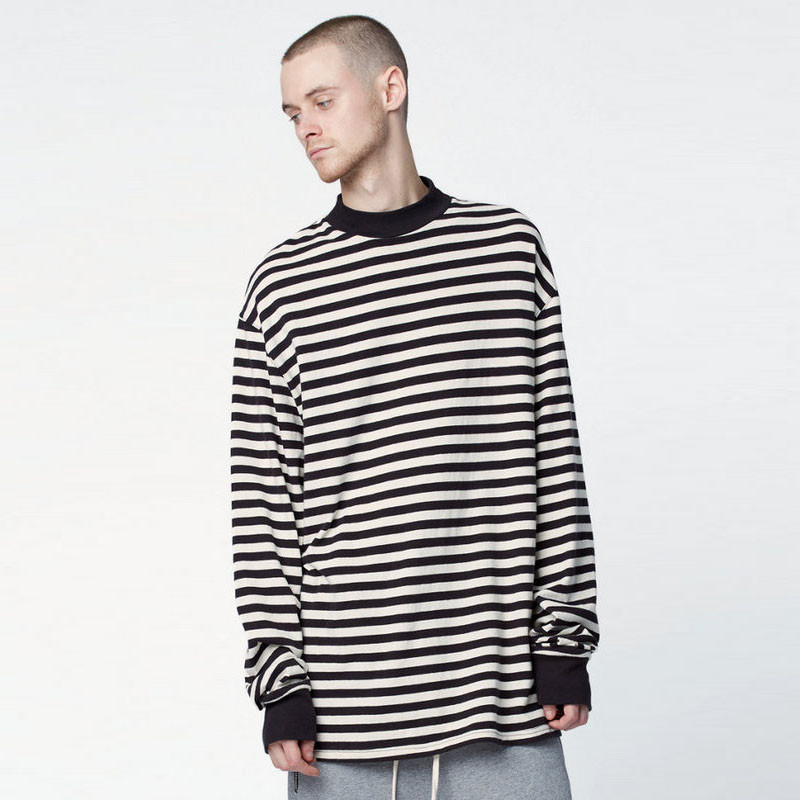 -Fashion-Men39s-Oversized-Hoodies-Plus-Size-Street-White-Black-Striped-Loose-Baggy-Hoody-Long-Sleeve-32777405611