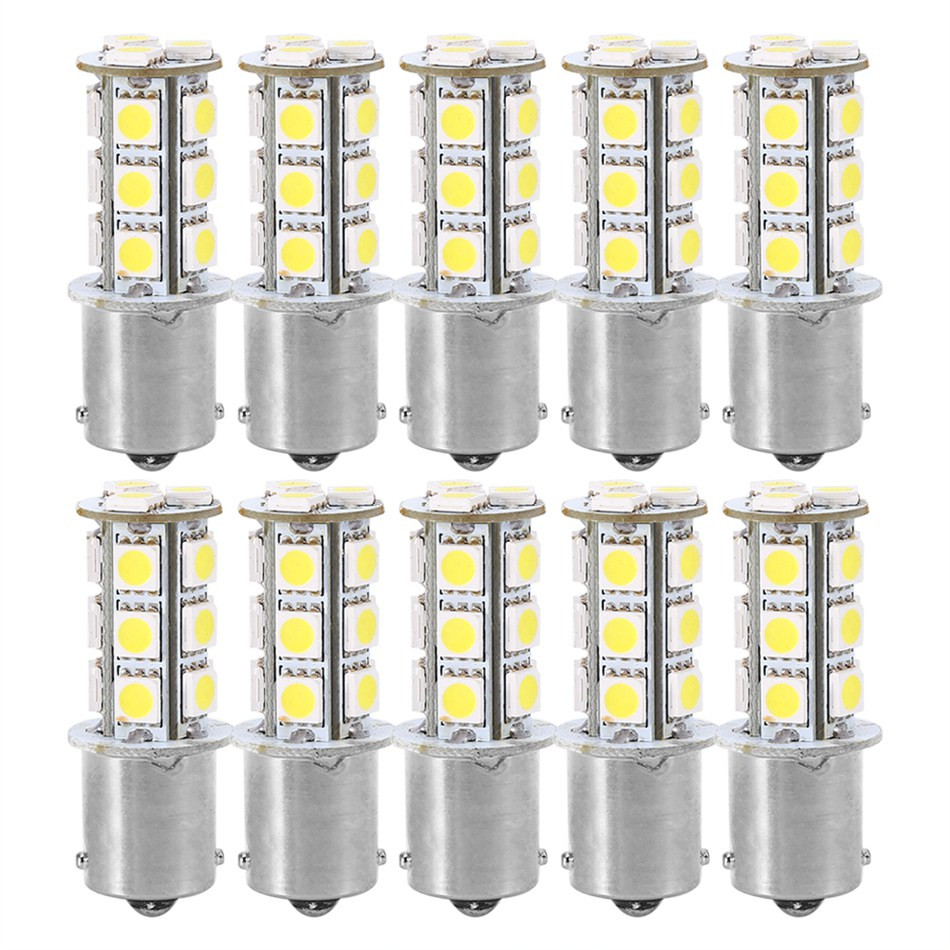 10Pcs-1156-BA15S--1141--1073--1095-Base-18-SMD-5050-LED-Replacement-Bulb-12V-32709601652