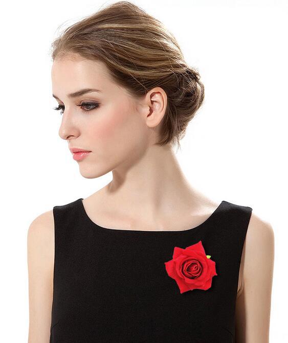 10cm-large-Fabric-Blooming-Rose-Flower-woman-Hair-Decorations-amp-Brooch-wedding-party-Hair-Clip-Bri-32658182646