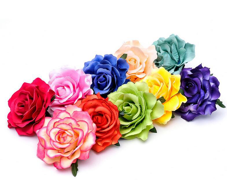 10cm-large-Fabric-Blooming-Rose-Flower-woman-Hair-Decorations-amp-Brooch-wedding-party-Hair-Clip-Bri-32658182646