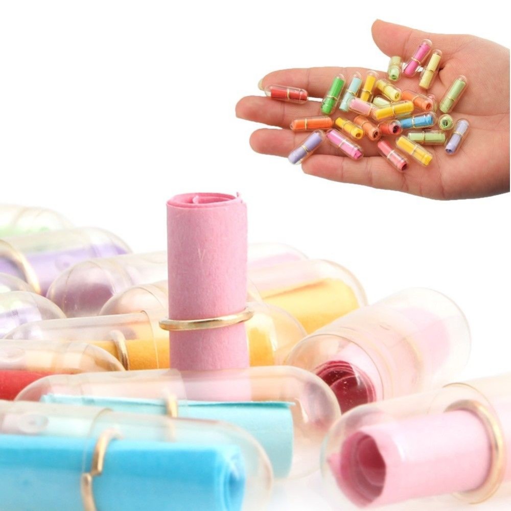 1Pack-approx100Pcs-Cute-Message-in-a-Bottle-Message-Capsule-Letter-Love-Pill-Full-Clear-Wish-Bottle--32645397809