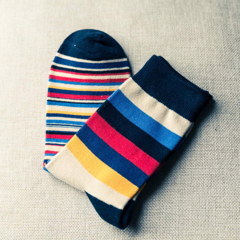 1Pairs-Men39s-Socks-Chaussette-Striped-3D-Print-Male-Long-Socks-Long-Men39s-Business-Mens-Dress-Sock-32787041091