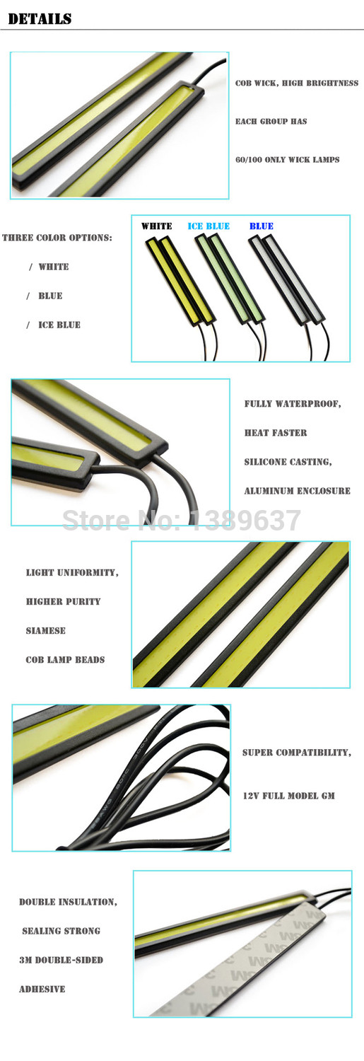 1Pcs-Car-styling-Ultra-Bright-12W-LED-Daytime-Running-lights-DC-12V-17cm-100-Waterproof-Auto-Car-DRL-32611571266