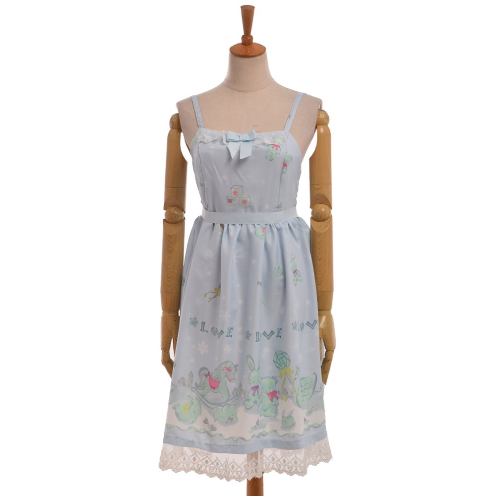 1pc-Lolita-Girls-Snow-Doll-Print-JSK-Suspender-Dress-Fairy-Kei-Sleeveless-Lace-Trim-Bows-Costume-32770492130