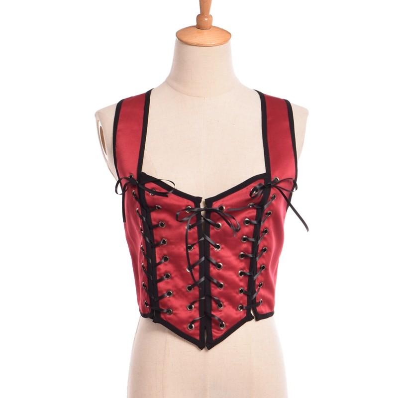 1pc-Medieval-Lady-Reversible-Lace-Up-Corset-Vest-Renaissance-Wench-Two-Sides-Bodice-Waistcoat-Tops-32690946862