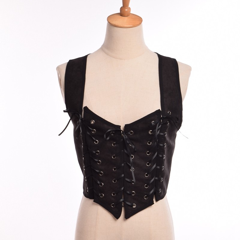 1pc-Medieval-Lady-Reversible-Lace-Up-Corset-Vest-Renaissance-Wench-Two-Sides-Bodice-Waistcoat-Tops-32690946862