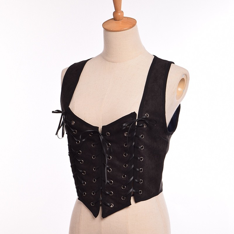 1pc-Medieval-Lady-Reversible-Lace-Up-Corset-Vest-Renaissance-Wench-Two-Sides-Bodice-Waistcoat-Tops-32690946862