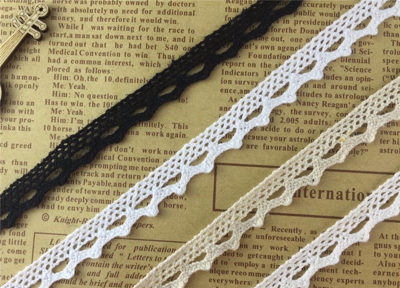 2-yardsLot-Cotton-Lace-Trim-Clothing-Decorative-Ribbon-Home-Handmade-Patchwork-DIY-Sewing-Wedding-Cr-32717781586